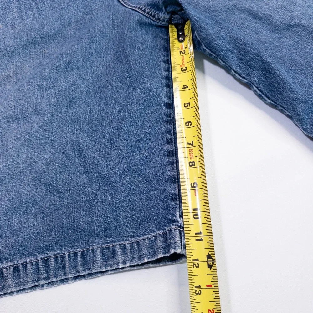 JNCO Handyman Carpenter Denim Shorts Mens 40 Blue Excellent Vintage Baggy 90s